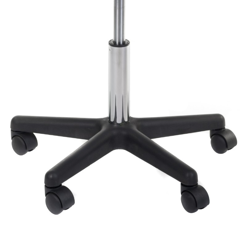 Black medical rolling stool